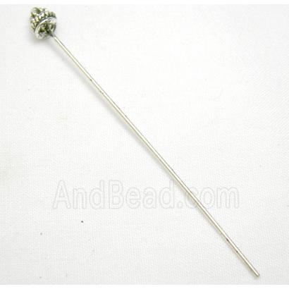 Tibetan Silver Pin Charms Non-Nickel