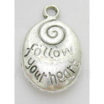 Tibetan Silver Charms Non-Nickel