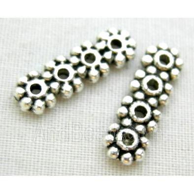 Tibetan Silver Spacers Bars Non-Nickel