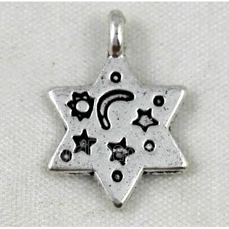 Tibetan Silver Charms pendants, Non-Nickel