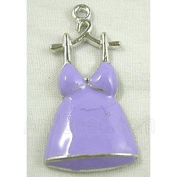 Tibetan Silver Skirt Charms Non-Nickel