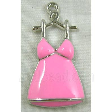 Tibetan Silver Skirt Charms Non-Nickel