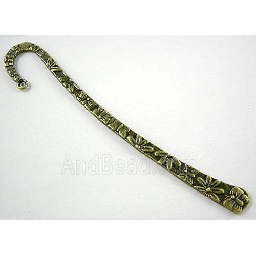 Bookmark, Antique Bronze, Tibetan Silver Non-Nickel