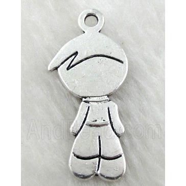 Tibetan Silver kids pendant Non-Nickel