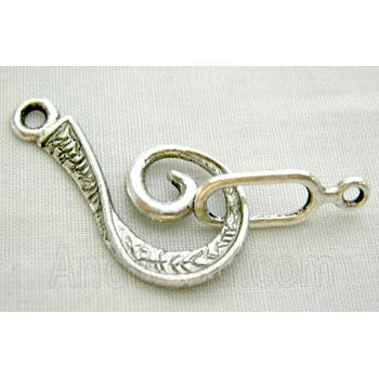 Tibetan Silver Toggle Clasps Non-Nickel