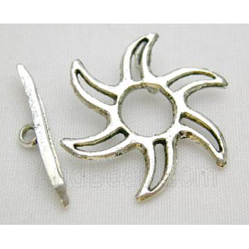 Tibetan Silver toggle clasps non-Nickel