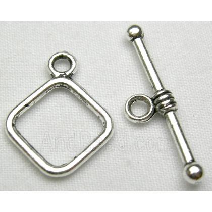 Tibetan Silver toggle clasps non-nickel
