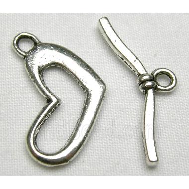 Tibetan Silver toggle clasps non-nickel