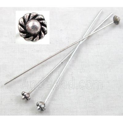 Fancy Pin, Tibetan Silver Non-Nickel