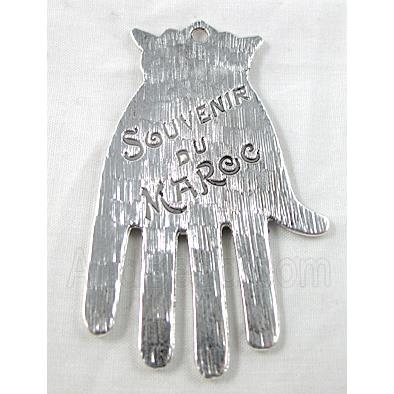 tibetan silver Hamsa Hand Pendant non-nickel