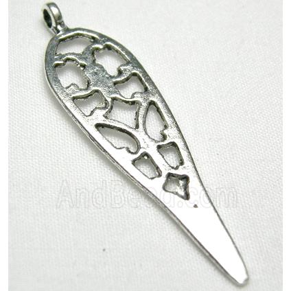 Tibetan Silver pendant non-nickel
