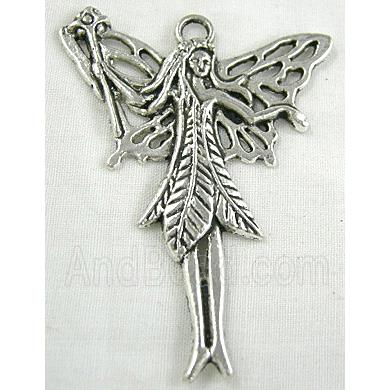 Angel, Tibetan Silver Charms Non-Nickel