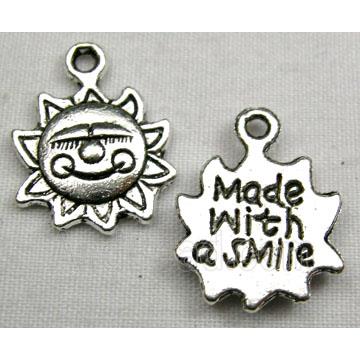 Tibetan Silver Sun Face Non-Nickel