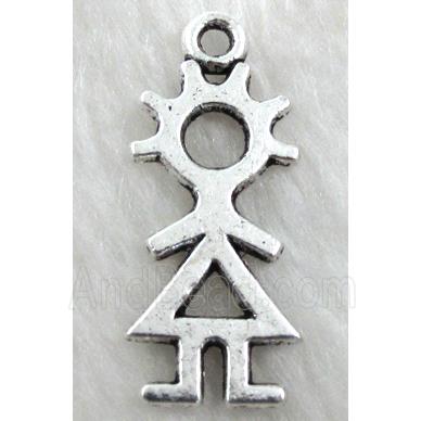 Tibetan Silver Non-Nickel charm pendant