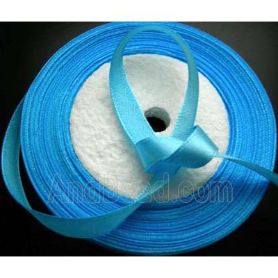 Blue Satin Ribbon