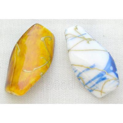 colorful Plastic Beads, mixed, freeform