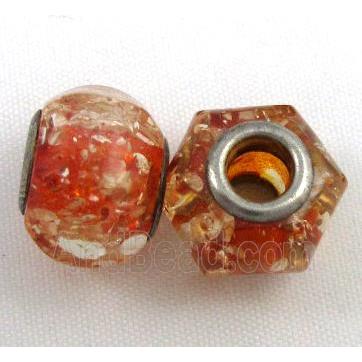 Amber Beads, NR, red