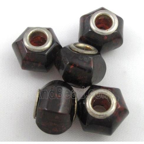 Amber Beads, NR, dark-purple