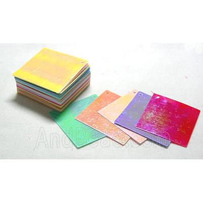 mixed Plastic Flake, square card