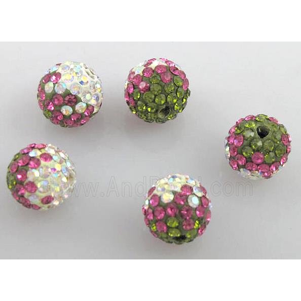 Fimo Bead with middle-east rhinestone