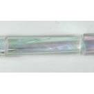 Clear AB Color Seed beads Twist Bugles 3'"