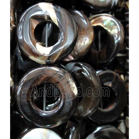 mother of pearl bead, ring