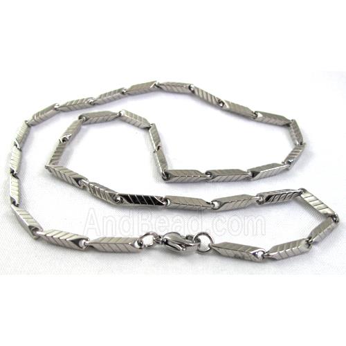 platinum plated Stainless Steel Necklace