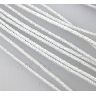 elastic fabric wire, binding thread, white