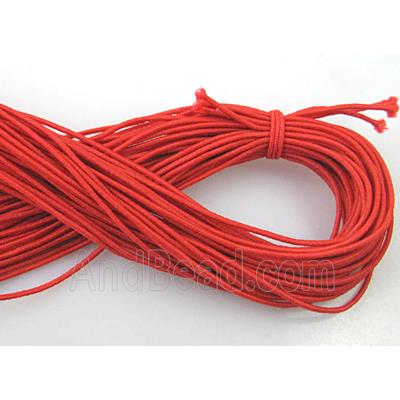 elastic fabric wire, binding thread, red