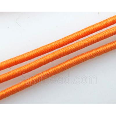 elastic fabric wire, binding thread, orange