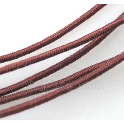 elastic fabric wire, binding thread, coffee