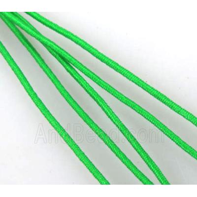 elastic fabric wire, binding thread, green