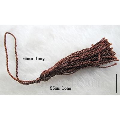 Rattail Cotton braid pendant