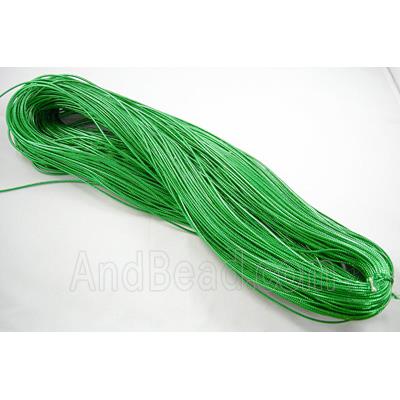 Jewelry Metallic Cord, Green