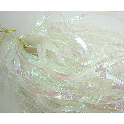 Jewelry Metallic Cord, White AB Color