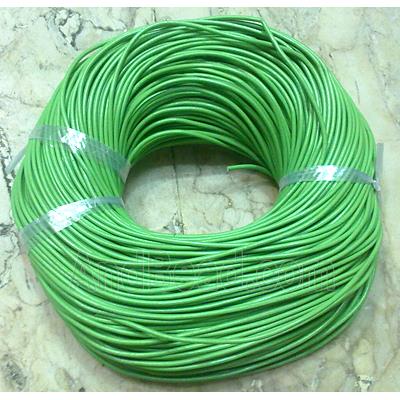 Leather Rope For Jewelry Binding, green