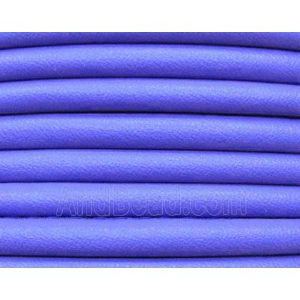 PU leather Cord, round, lavender
