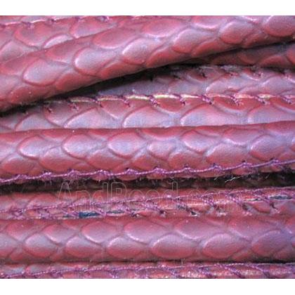 red PU leather wrapped cord