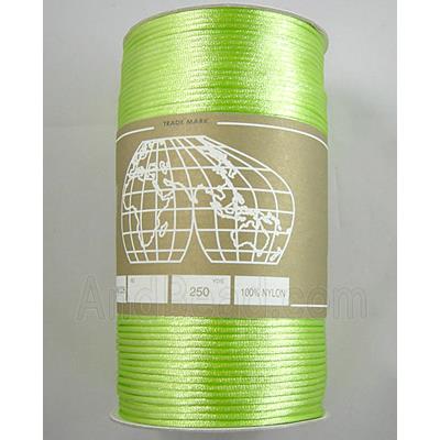 Light Green, Satin Rattail Cord
