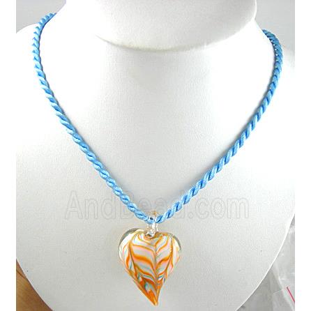 Sennit Necklace Cord, Rattail Nylon, Blue