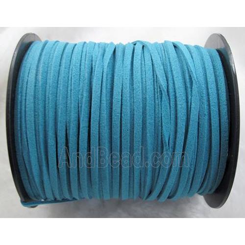 Synthetic Suede Cord, blue