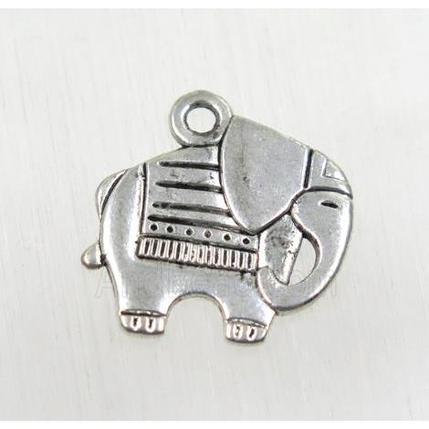 elephant, tibetan silver pendant, non-nickel