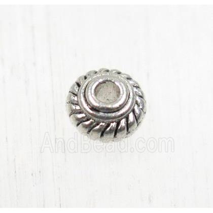 Tibetan Silver Spacers beads Non-Nickel, zinc alloy bead