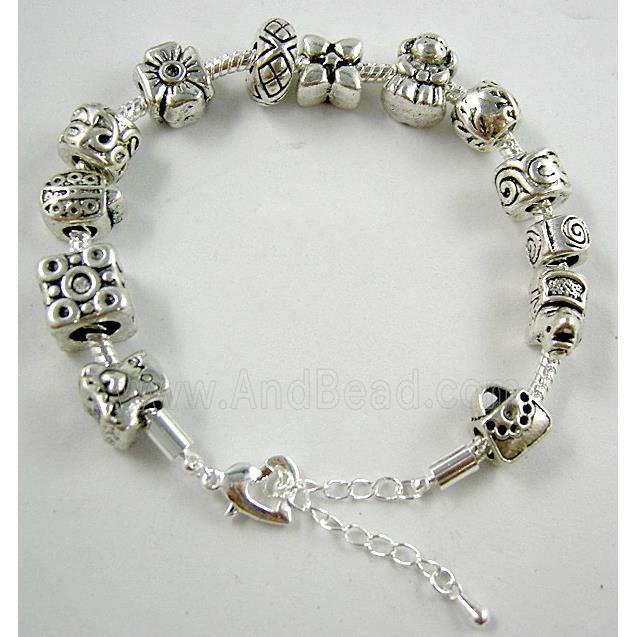 Tibetan Silver spacer Bead Non-Nickel