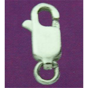 Sterling Silver Lobster Claw Clasp findings, 8mm
