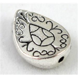 Tibetan Silver Spacers bead, non-nickel, 10x12.5mm