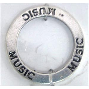 Tibetan Silver ring, Lead free and nickel Free, 23mm dia