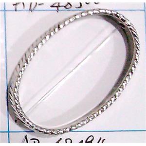 Tibetan Silver ring beads, Lead free and nickel Free, 24x37mm