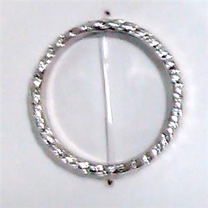 Tibetan Silver ring beads, Lead free and nickel Free, 18mm dia