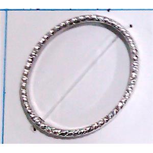 Tibetan Silver ring beads, Lead free and nickel Free, 23x28mm